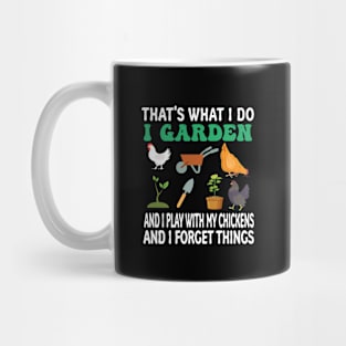 Chicken Farmer Funny Gardening Women and men Mug